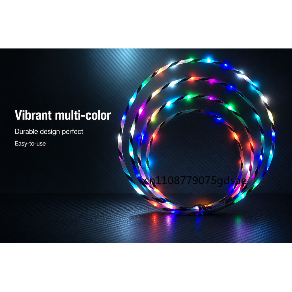 Gymnastic Ring - Obręcz sportowa LED 60-90cm dla dorosłych