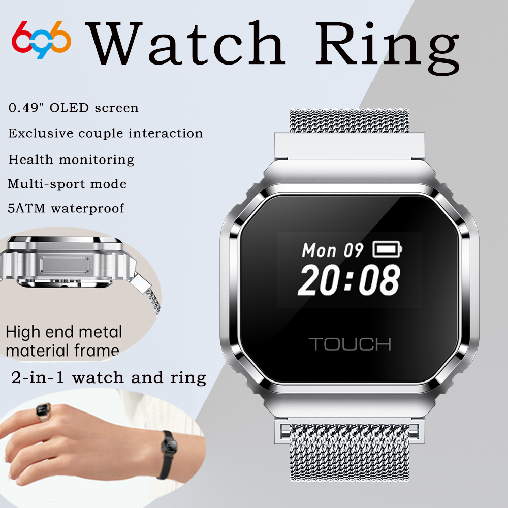 Gymnastic Ring - Inteligentny pierścień z ekranem OLED 0,49