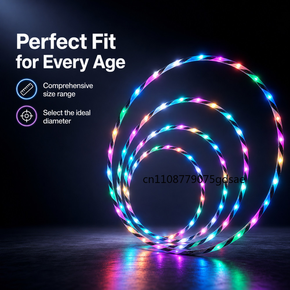 Obręcz sportowa LED 60-90cm dl – Gymnastic Ring recenzja i cena