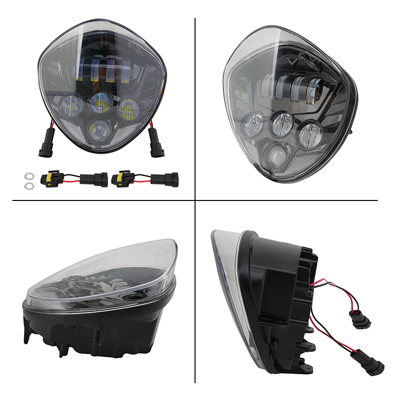 Czarny reflektor LED do motocy – Crossfit Victory recenzja i cena