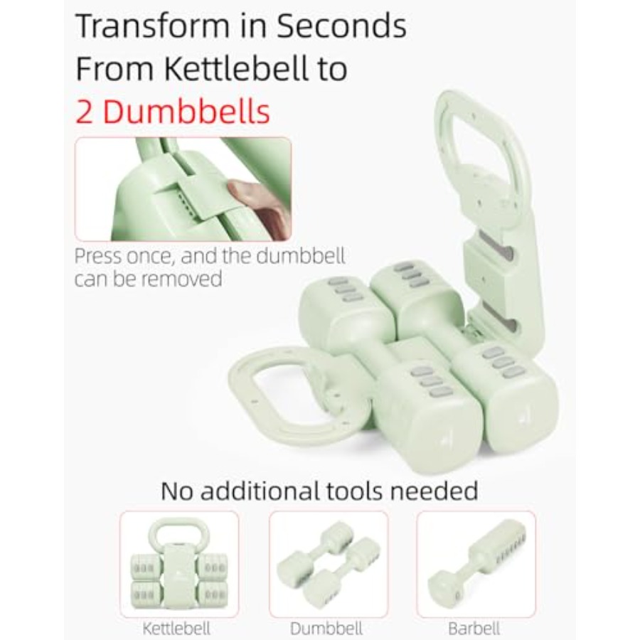Zestaw hantli do ćwiczeń w dom – Kettlebell recenzja i cena